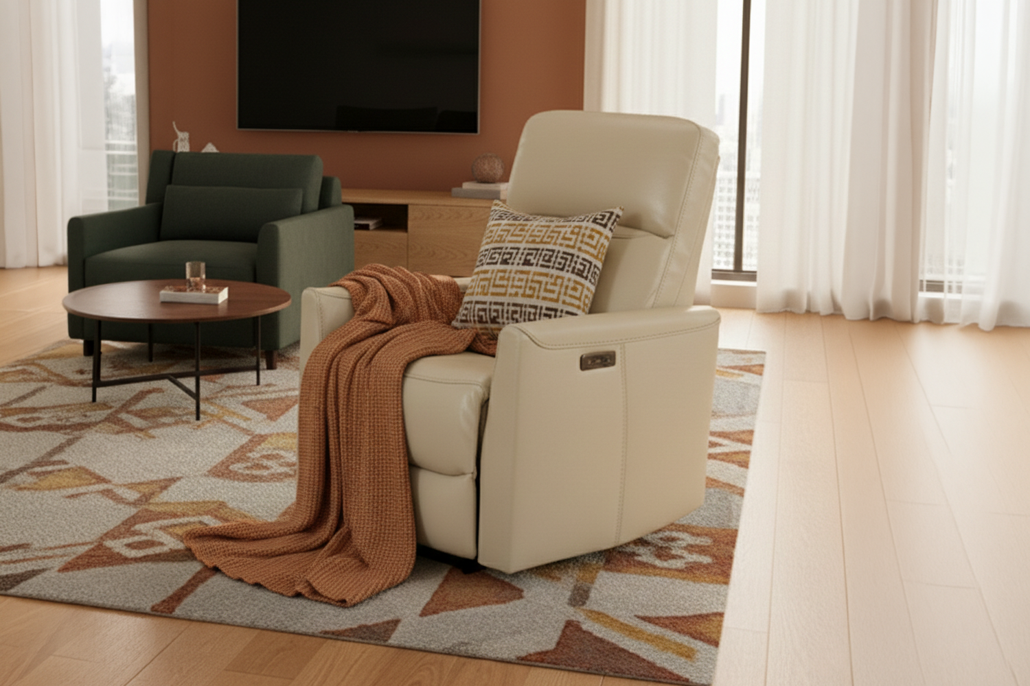 כורסת טלוויזיה קרולינה